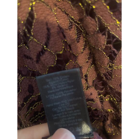 DRESS the POPULATION Elisa Lace Midi Dress PARTY COCKTAIL Size Small S - Picture 5 of 10